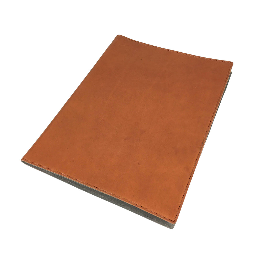 LEATHER PORTFOLIO CAMEL by MADE FREE®