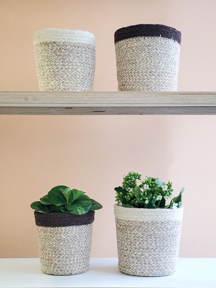 
                  
                    Agora Plant Basket - White by KORISSA
                  
                