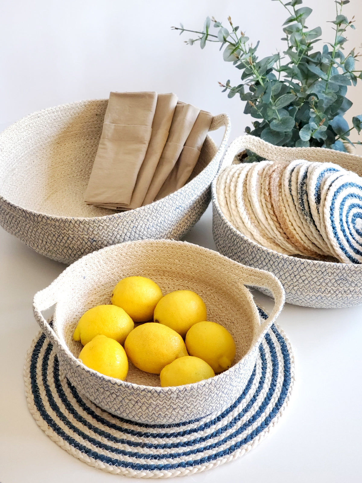 
                  
                    Amari Fruit Bowl - Blue by KORISSA
                  
                