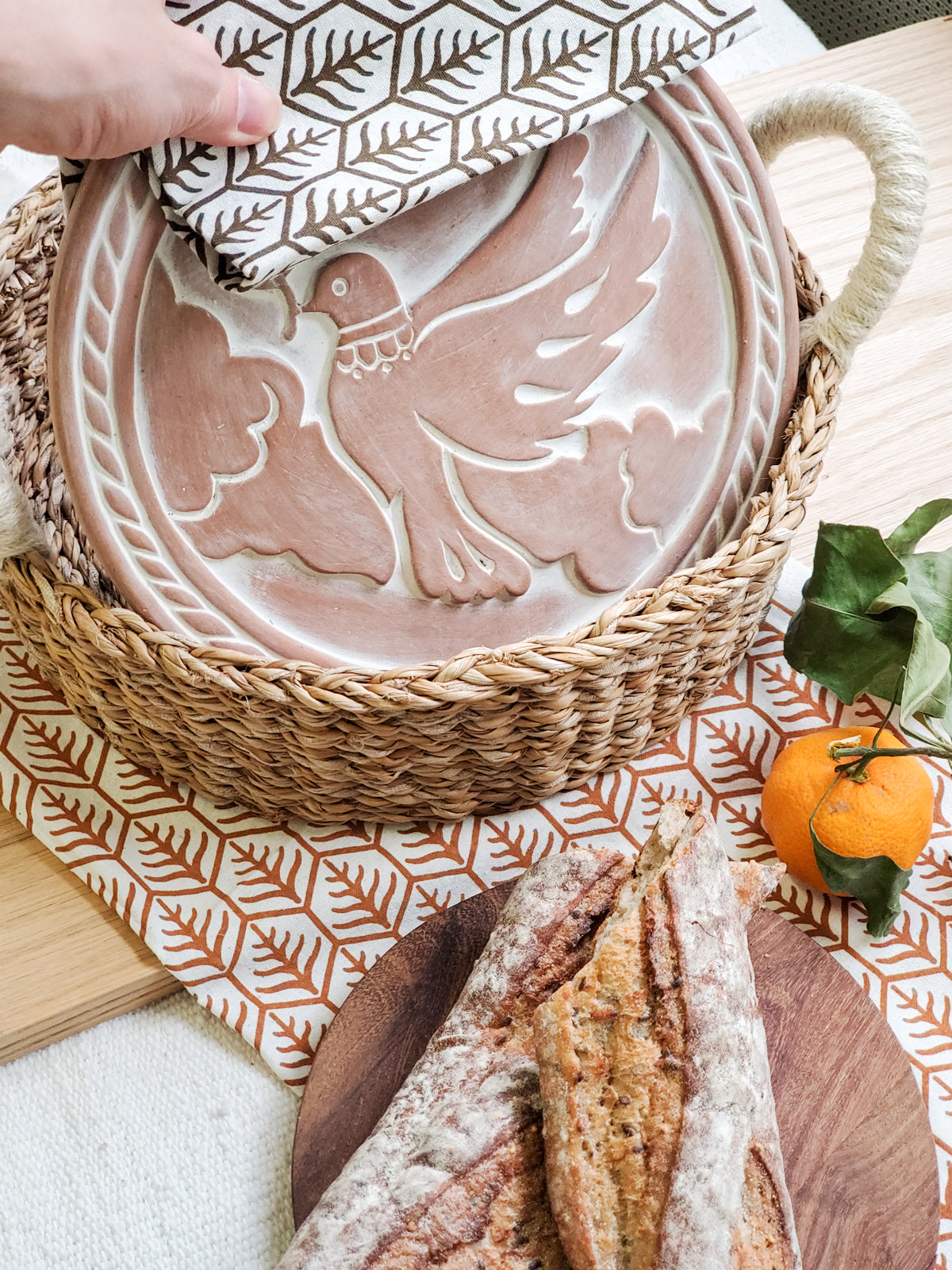 
                  
                    Bread Warmer & Basket - Dove In Peace by KORISSA
                  
                