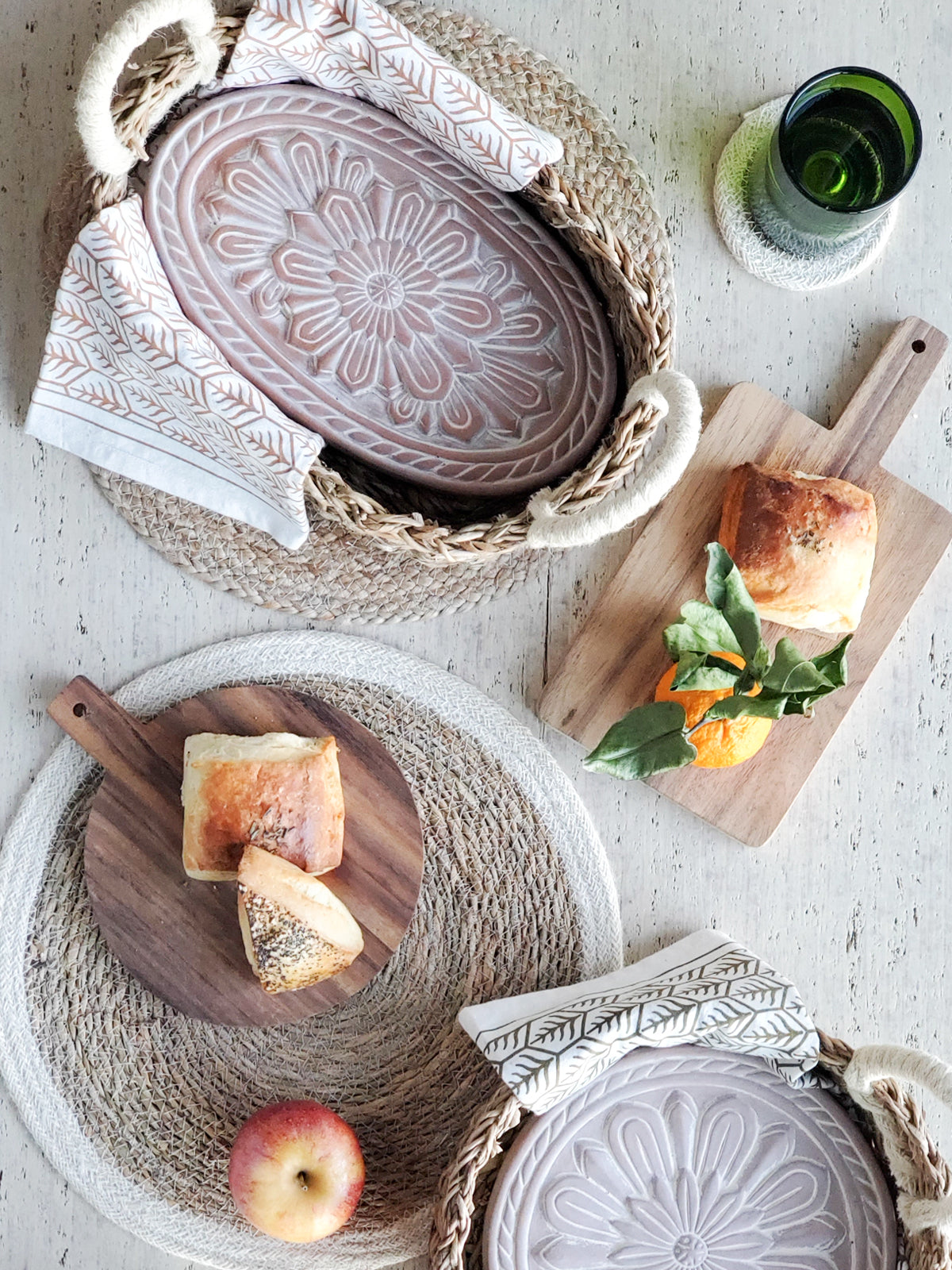 Bread Warmer & Basket - Flower by KORISSA – Simple Switch