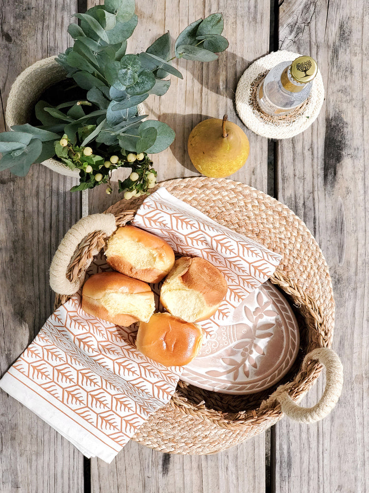 
                  
                    Bread Warmer & Basket Gift Set with Tea Towel - Bird Oval by KORISSA
                  
                