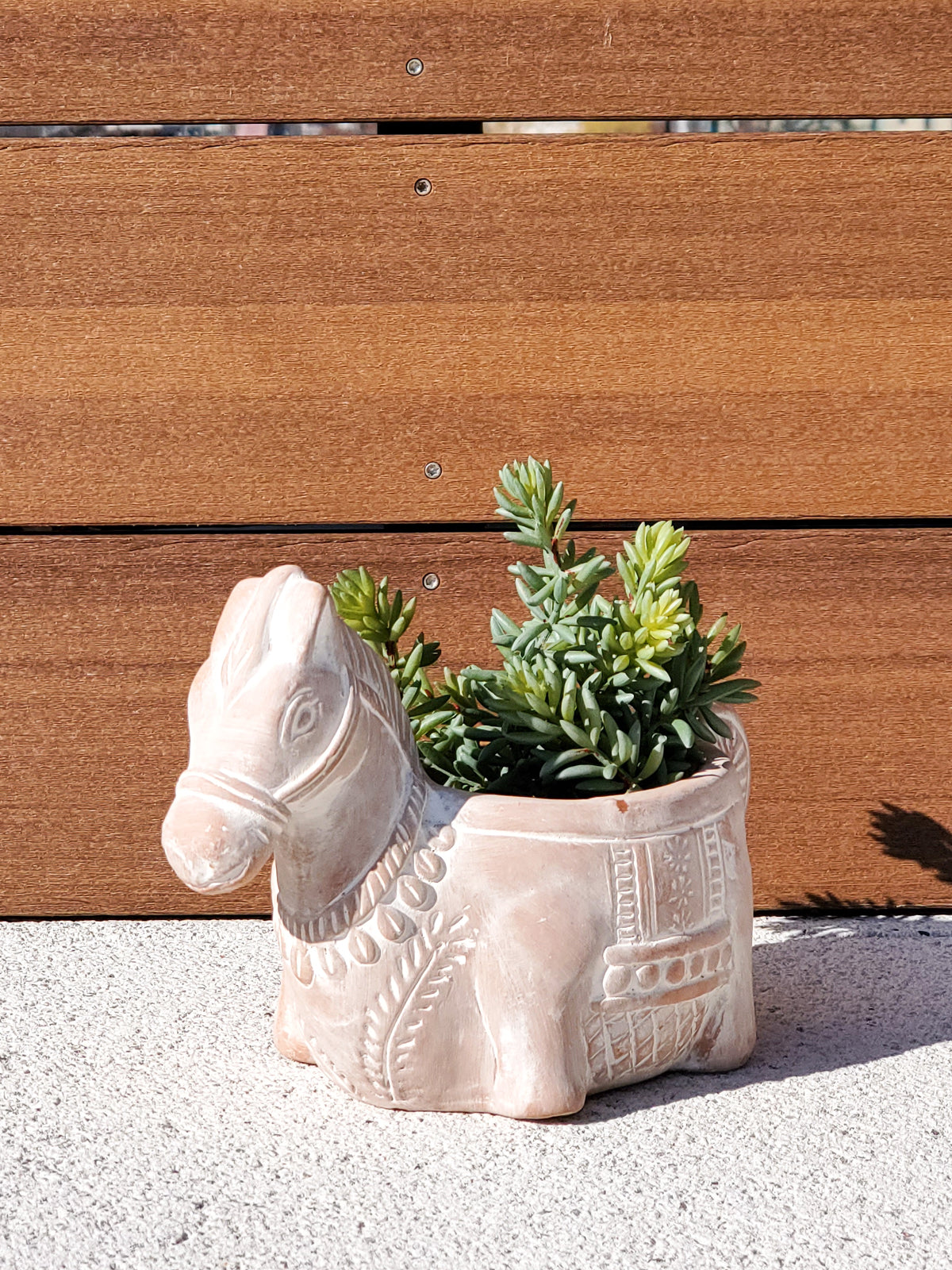 
                  
                    Terracotta Pot - Horse by KORISSA
                  
                