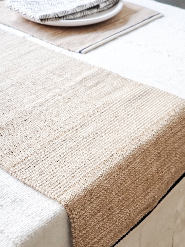 
                  
                    Aya Jute Cotton Table Runner by KORISSA
                  
                