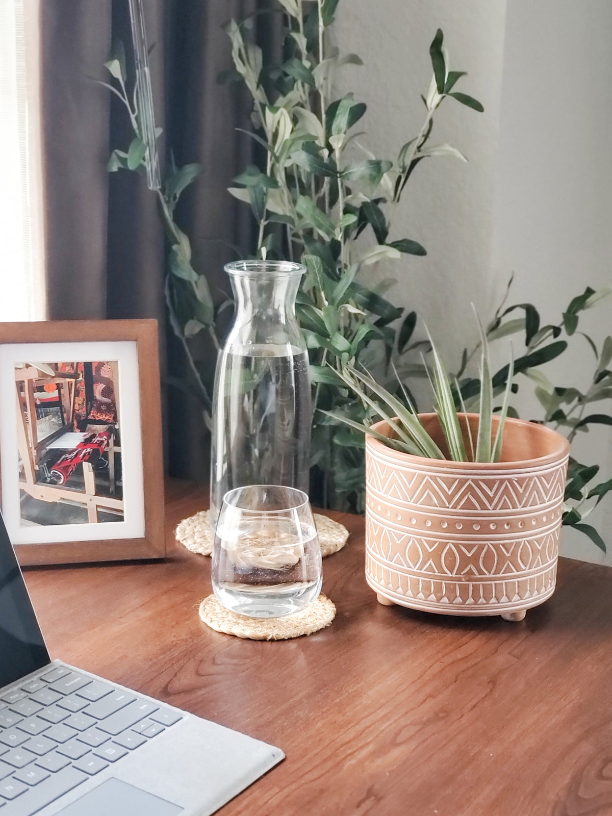 
                  
                    Hand Etched Terracotta Pot - Small by KORISSA
                  
                