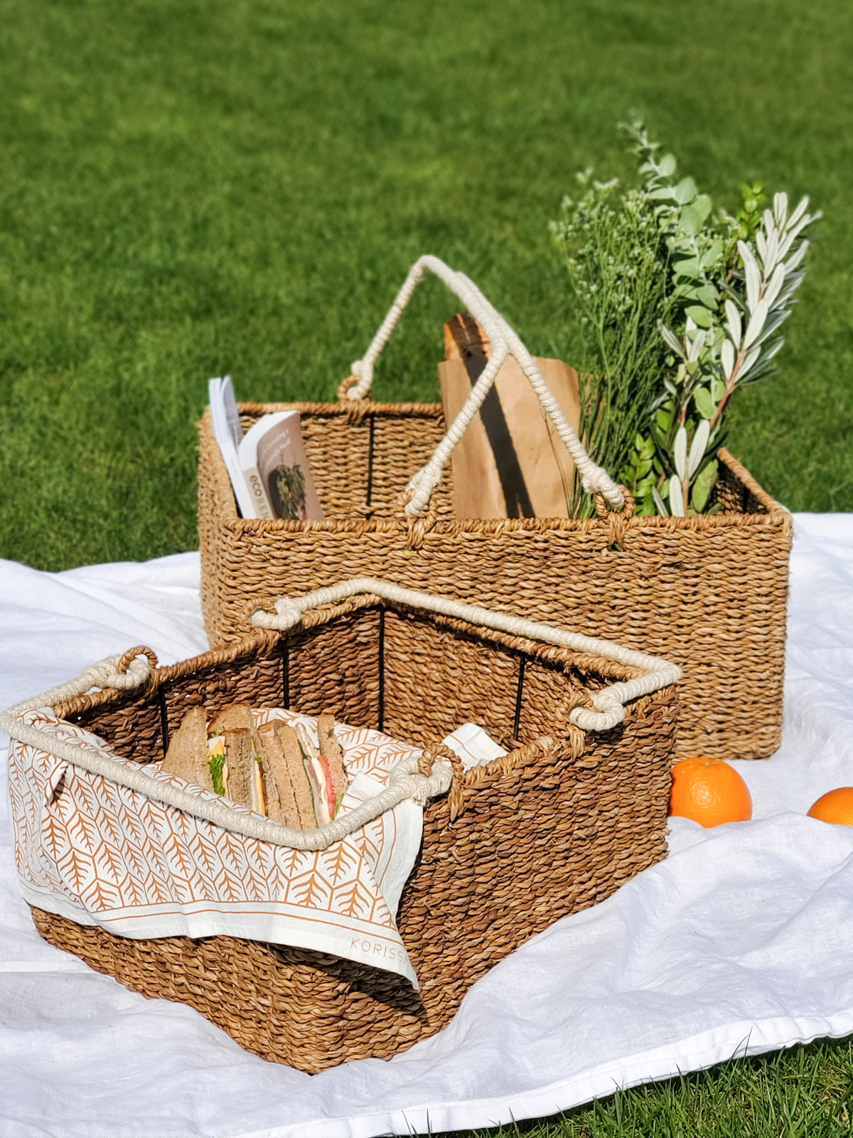 
                  
                    Savar Picnic SQ Basket by KORISSA
                  
                