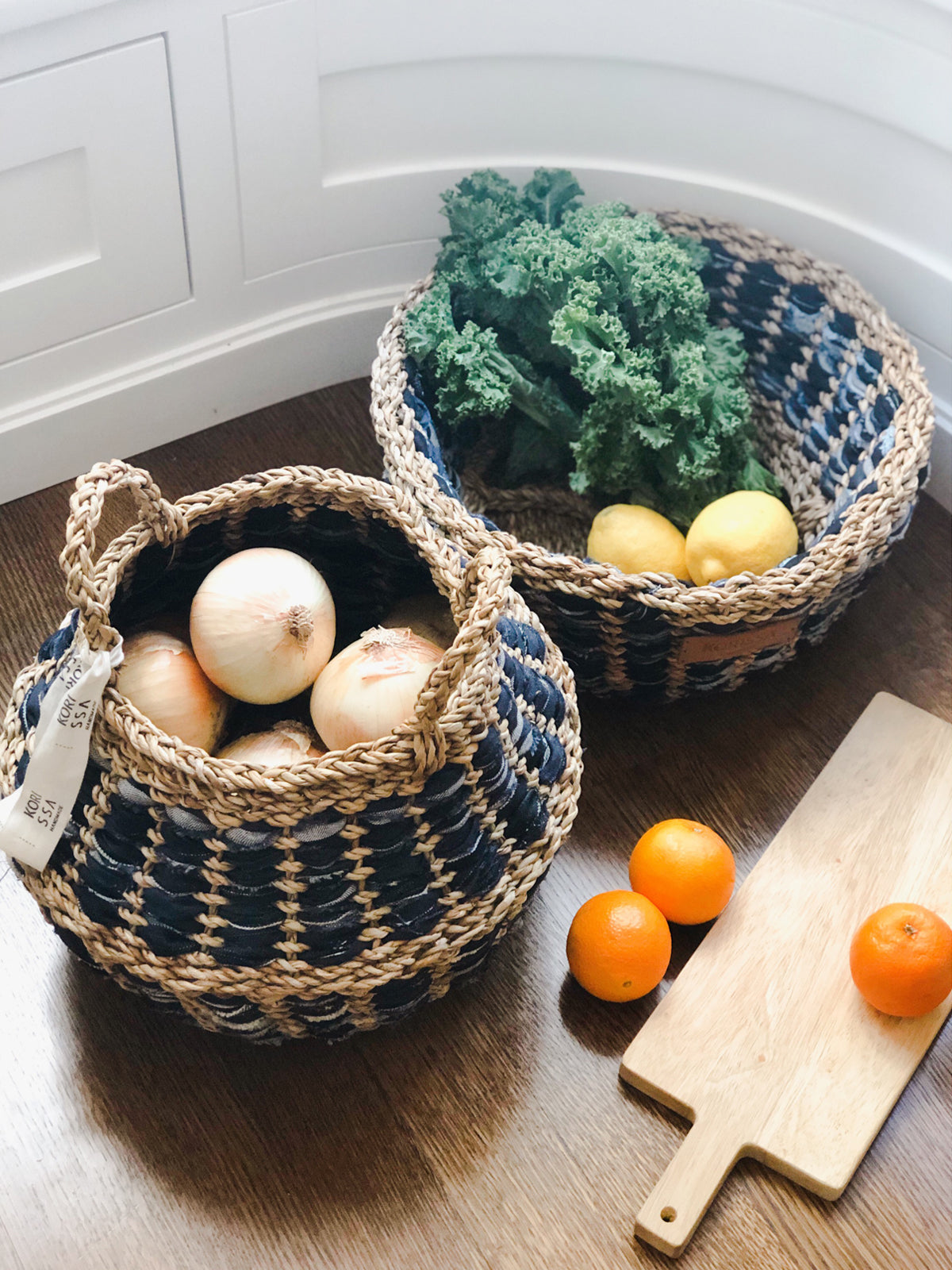 
                  
                    Daya Denim Foldable Basket by KORISSA
                  
                