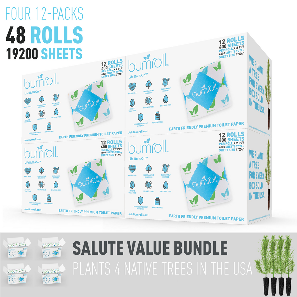 
                  
                    Bumroll 100% Recycled Premium Toilet Paper by Join Bumroll
                  
                