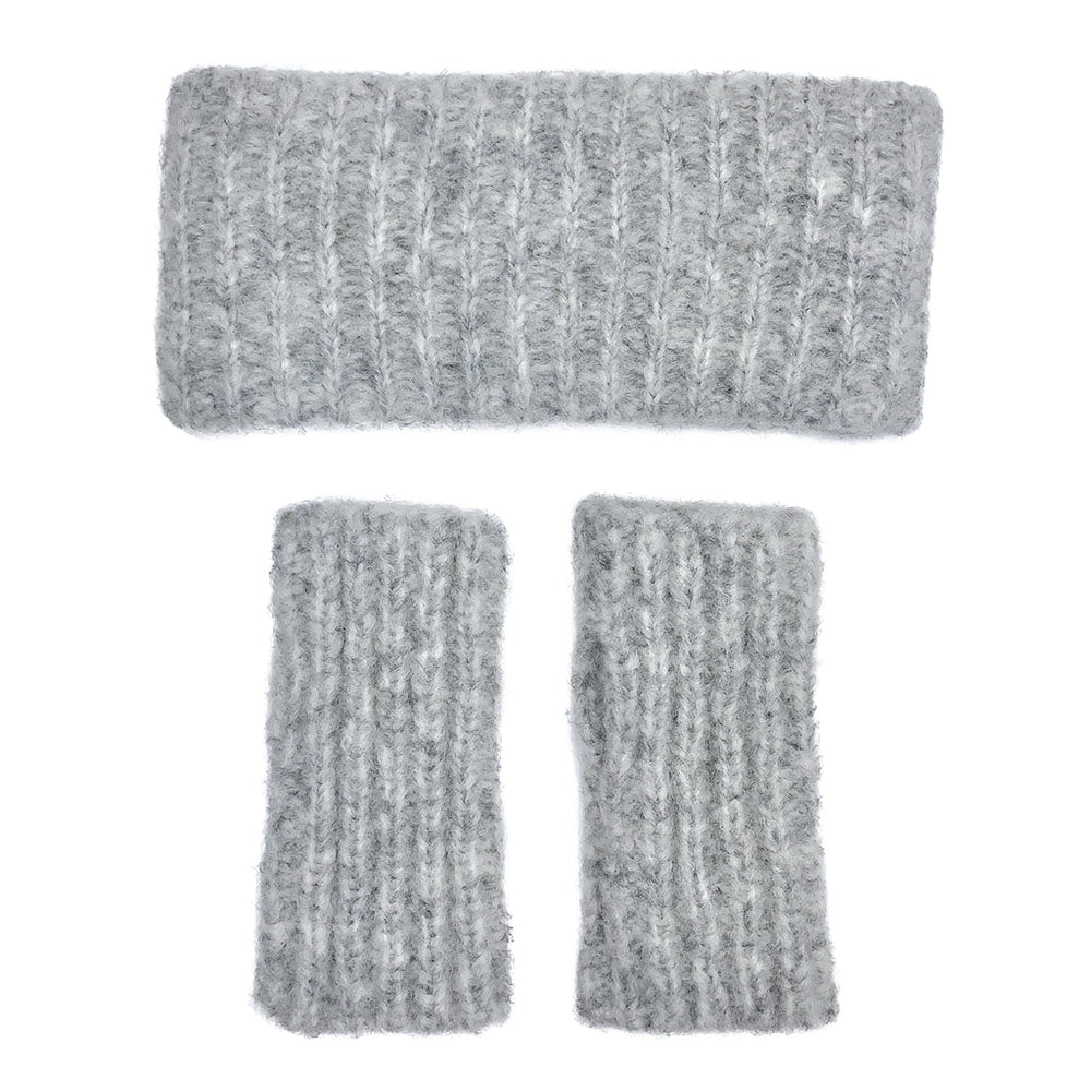 
                  
                    Gray Ribbed Alpaca Gloves by SLATE + SALT
                  
                