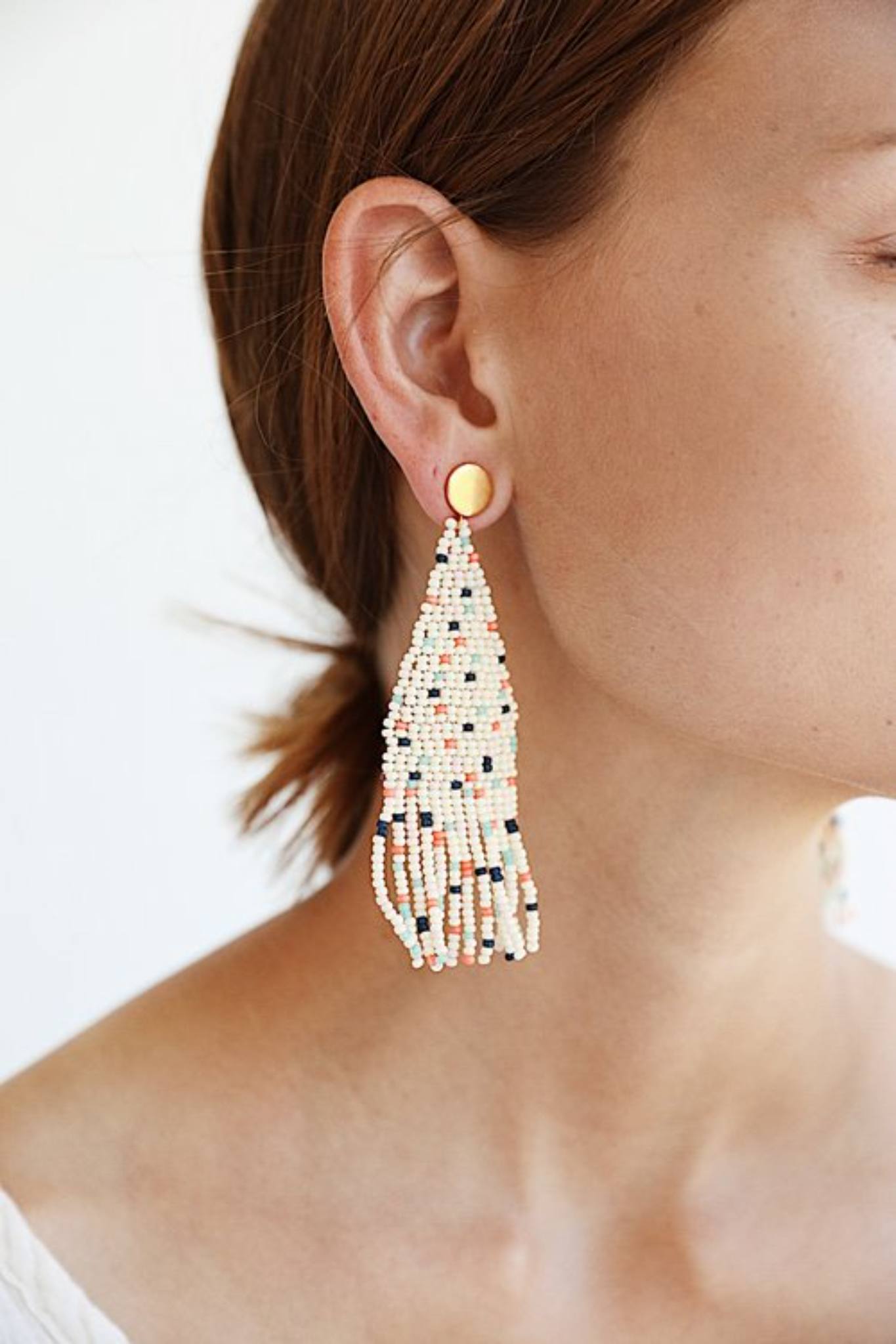 
                  
                    Annie Beaded Fringe Earring by 2nd Story Goods
                  
                