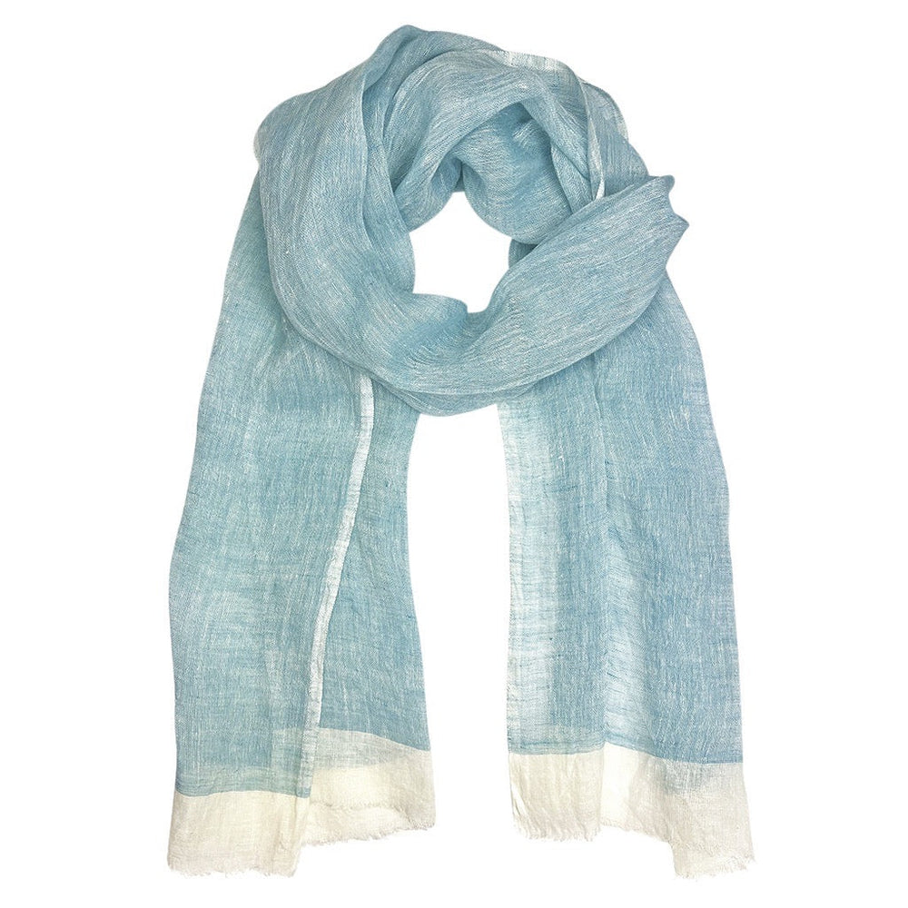 
                  
                    Gauze Linen Two Tone Scarf by SLATE + SALT
                  
                