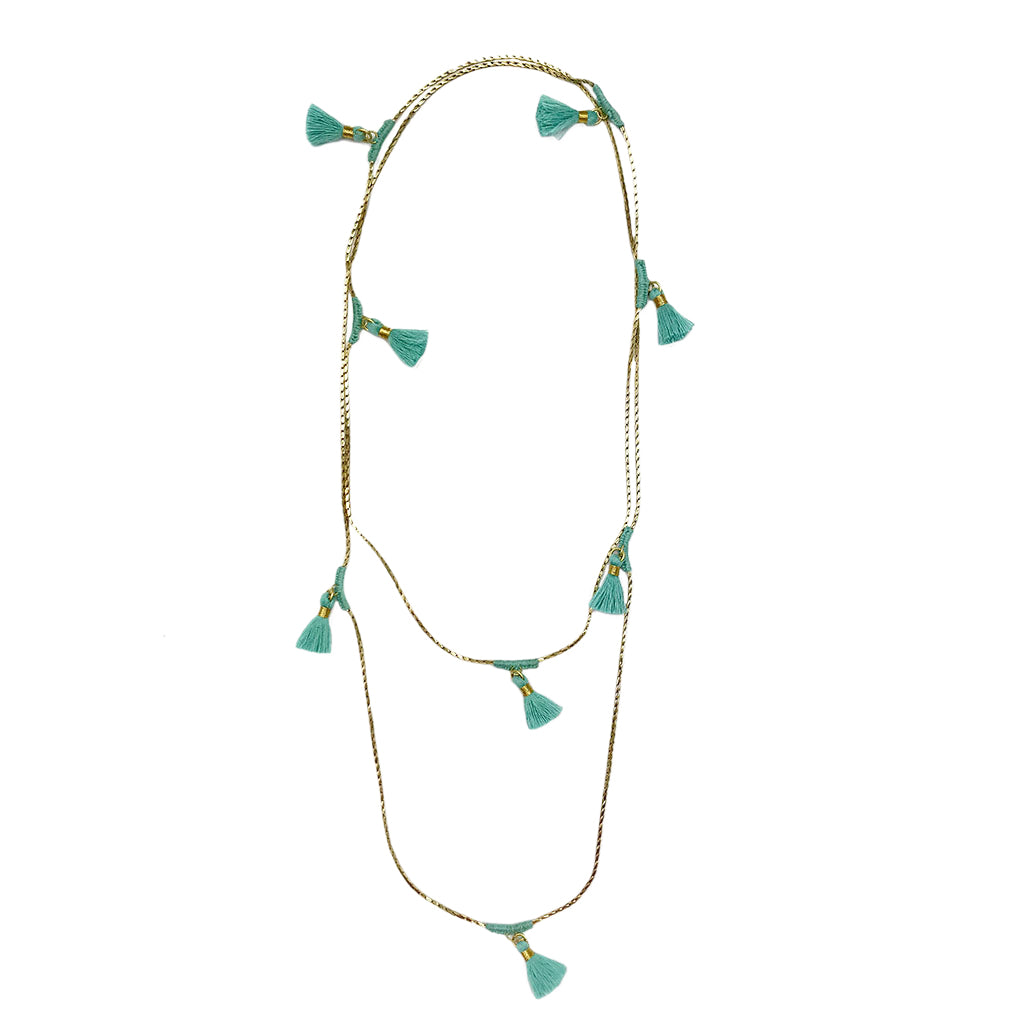 
                  
                    Ananya Tassel Necklace by SLATE + SALT
                  
                