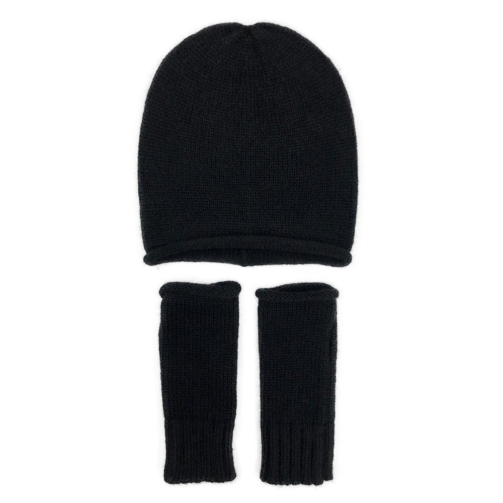 
                  
                    Black Essential Knit Alpaca Beanie by SLATE + SALT
                  
                