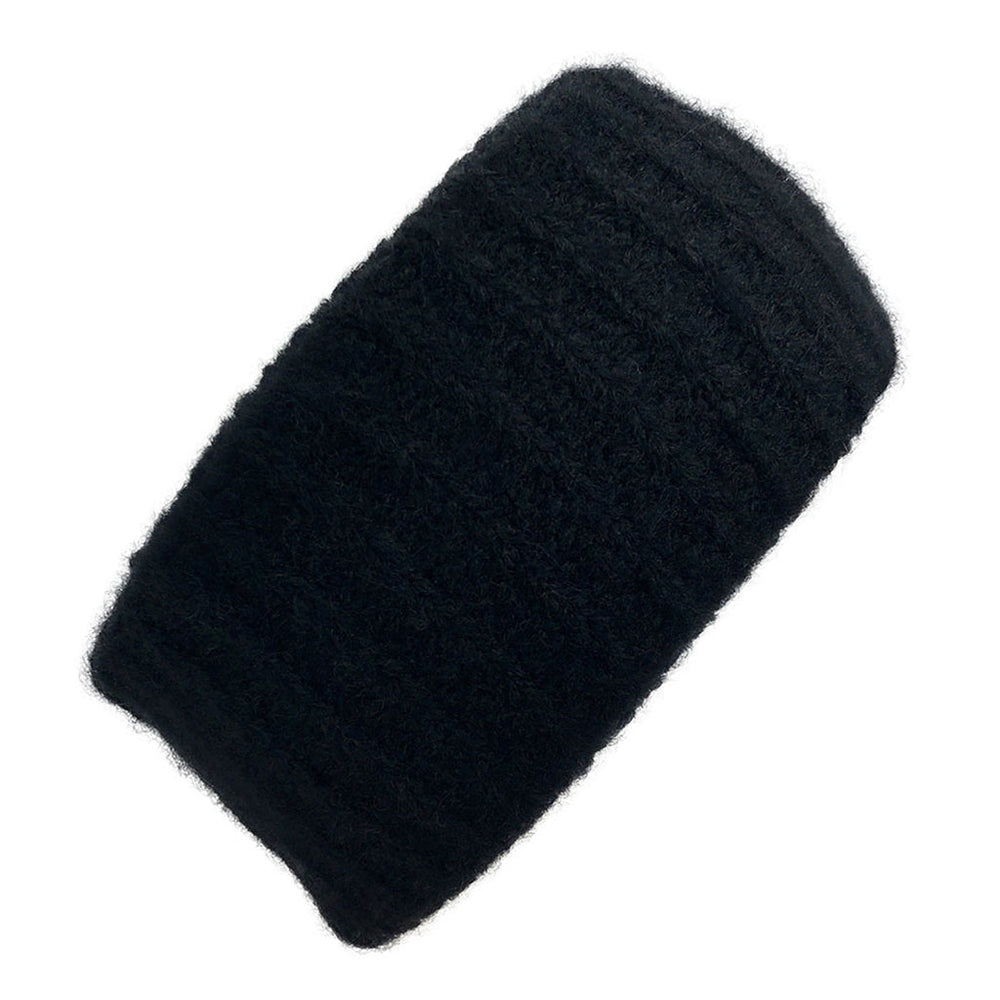 
                  
                    Black Ribbed Alpaca Ear Warmer by SLATE + SALT
                  
                