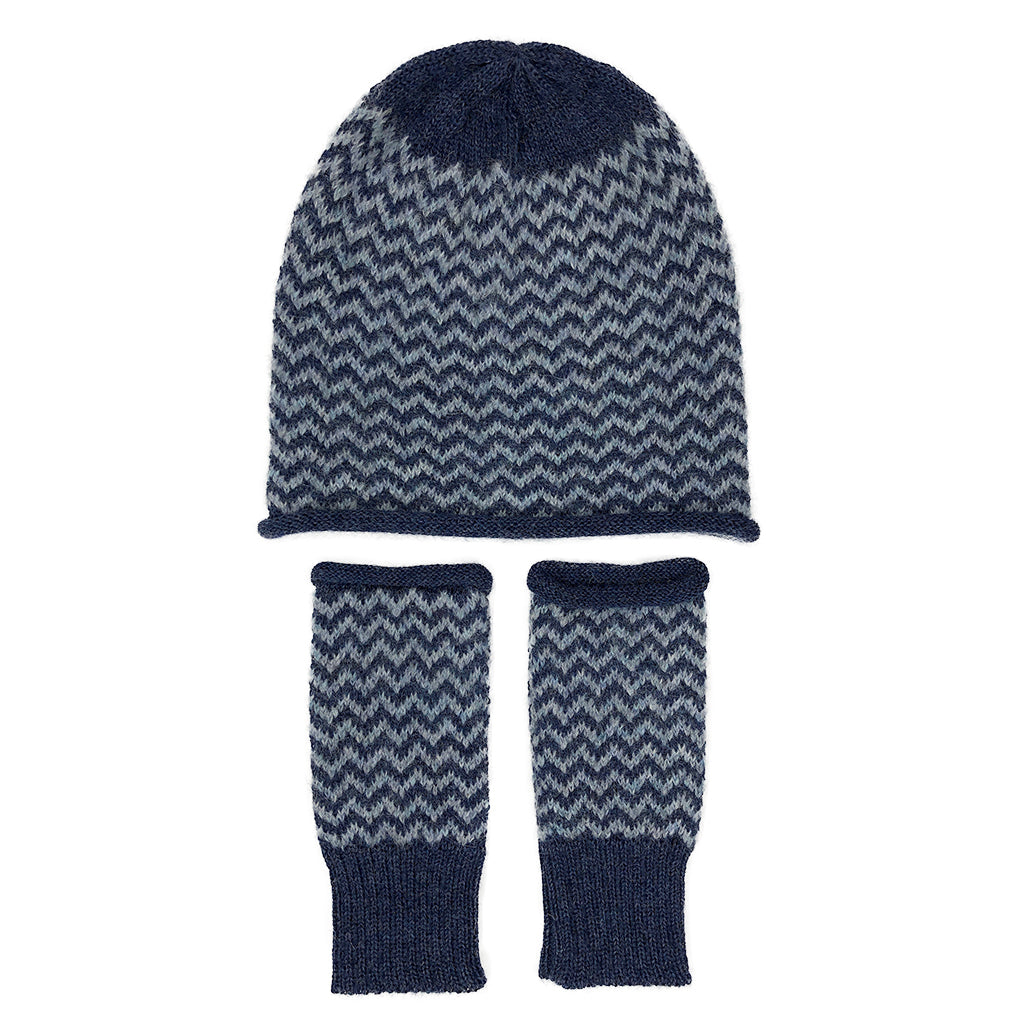 
                  
                    Azul Chevron Knit Alpaca Gloves by SLATE + SALT
                  
                