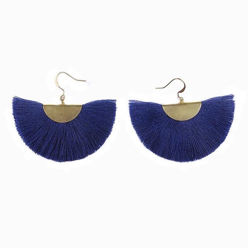 
                  
                    Half Moon Fan Earrings by SLATE + SALT
                  
                