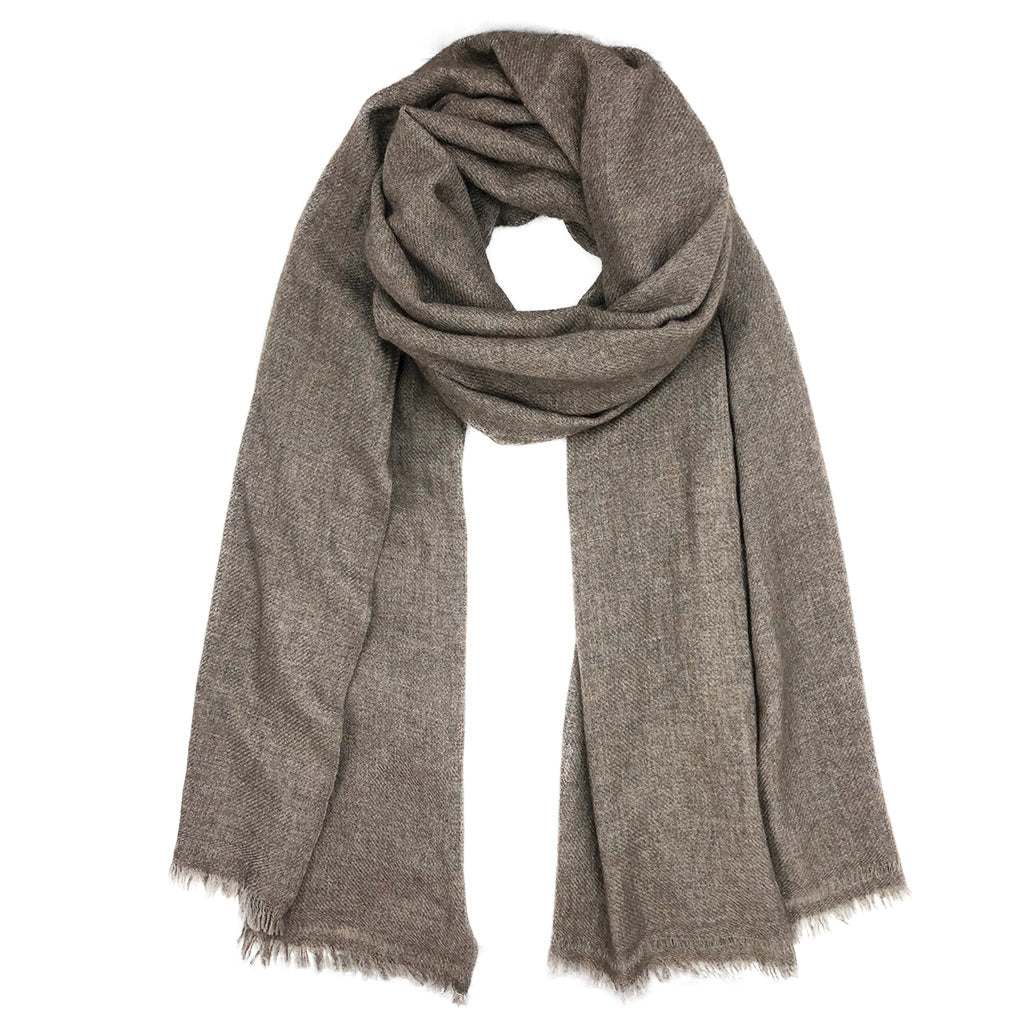 
                  
                    Espresso Handloom Cashmere Scarf by SLATE + SALT
                  
                