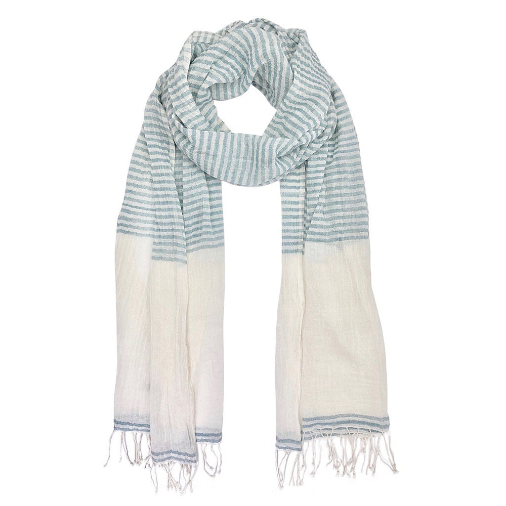 
                  
                    Airy Cotton Stripe Scarf by SLATE + SALT
                  
                