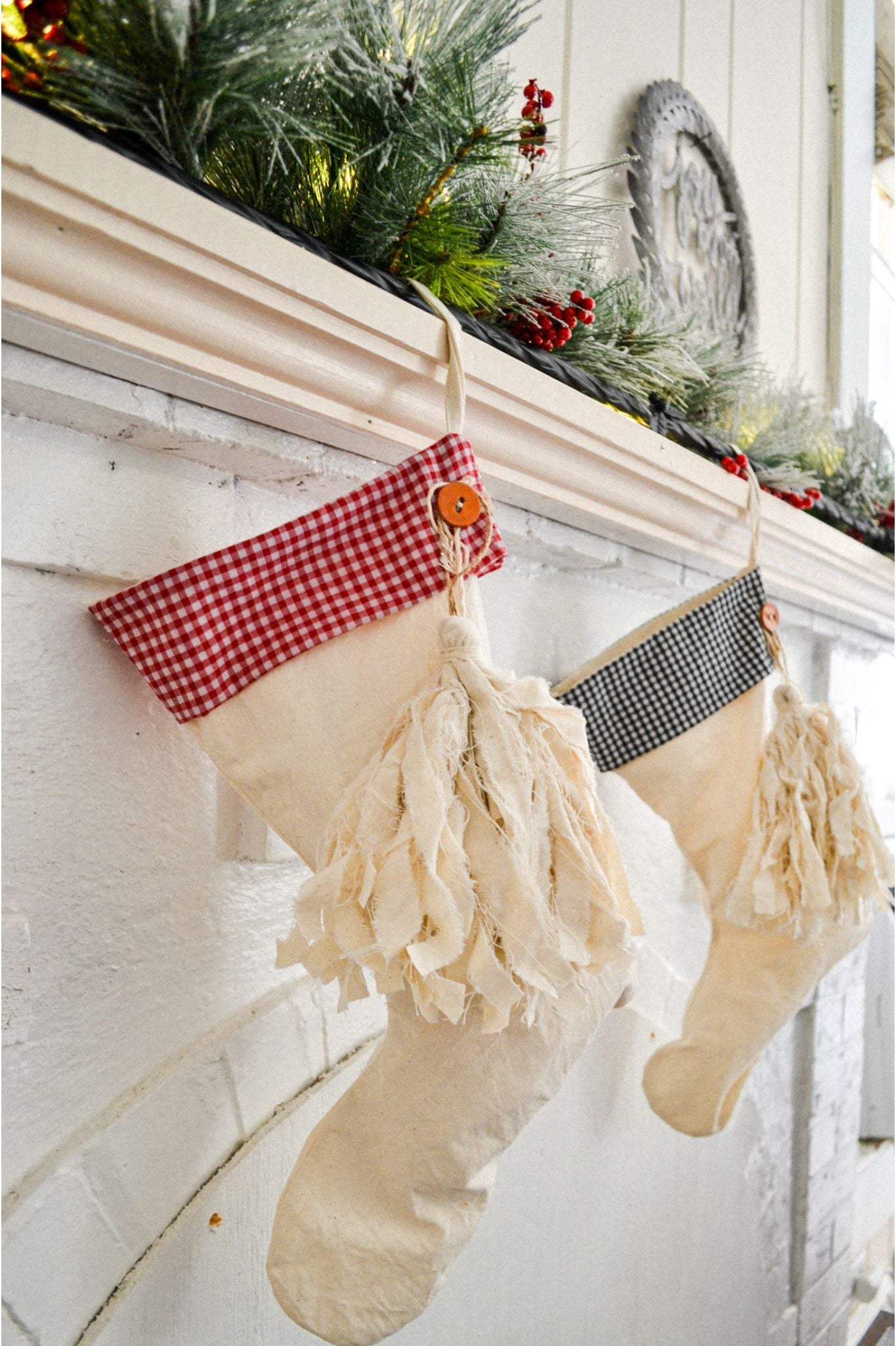
                  
                    Christmas Stocking with Tassel by 2nd Story Goods
                  
                