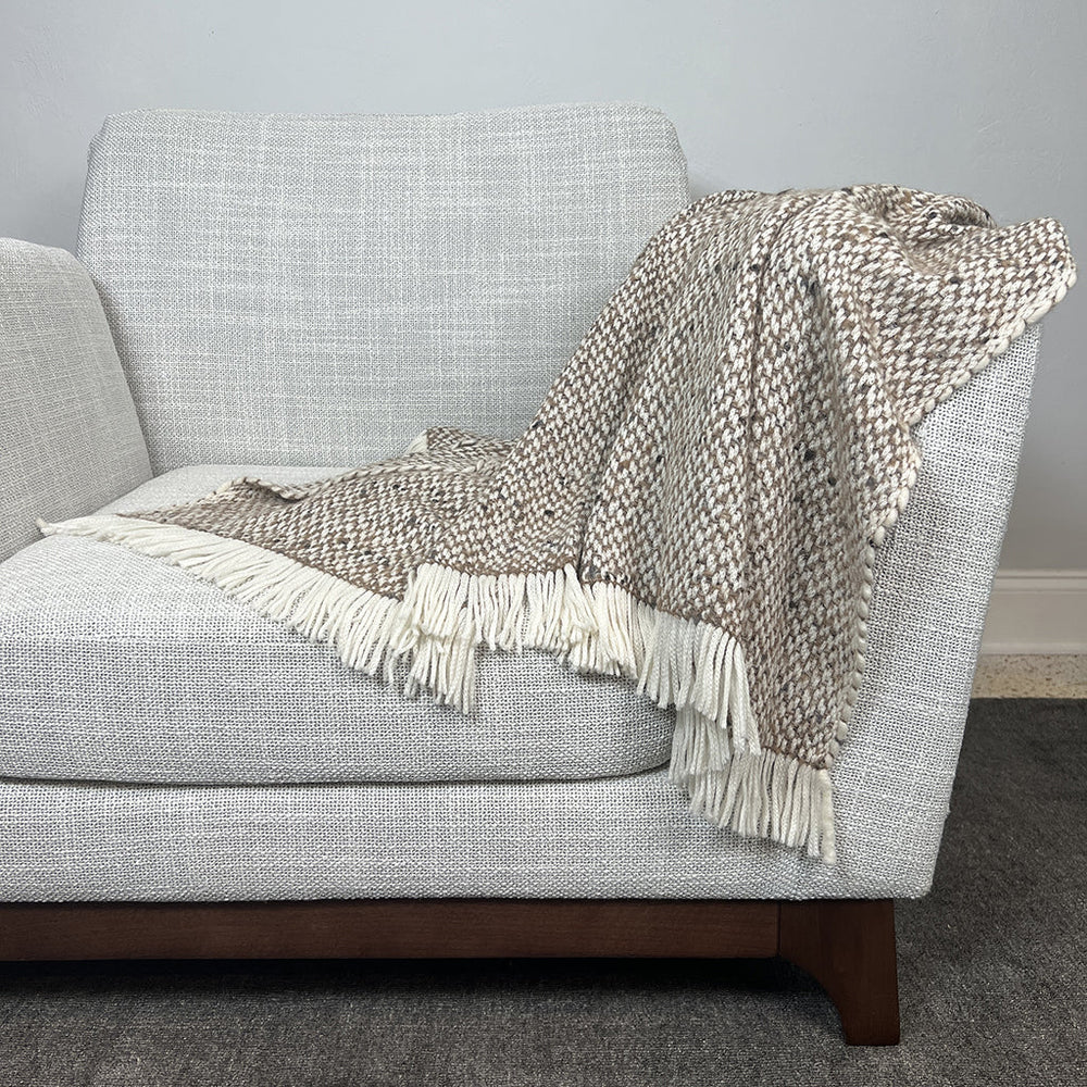 
                  
                    Chunky Camel Weave Alpaca Throw by SLATE + SALT
                  
                