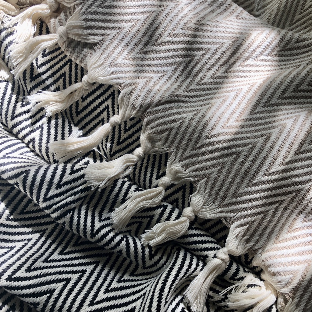 
                  
                    Chunky Chevron Turkish Throw by SLATE + SALT
                  
                