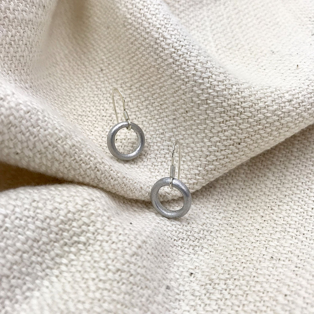 
                  
                    Recycled Bomb Circle Earrings by SLATE + SALT
                  
                