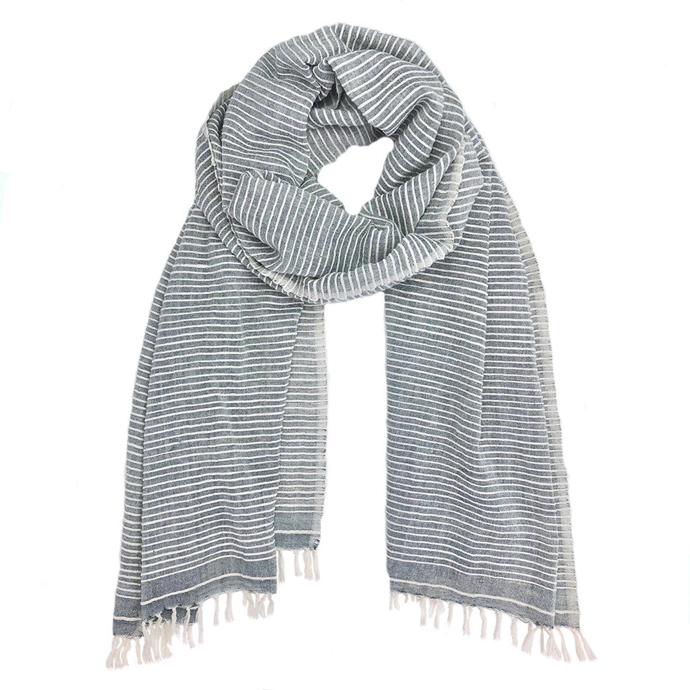 
                  
                    Ethiopian Stripe Wrap Scarf by SLATE + SALT
                  
                