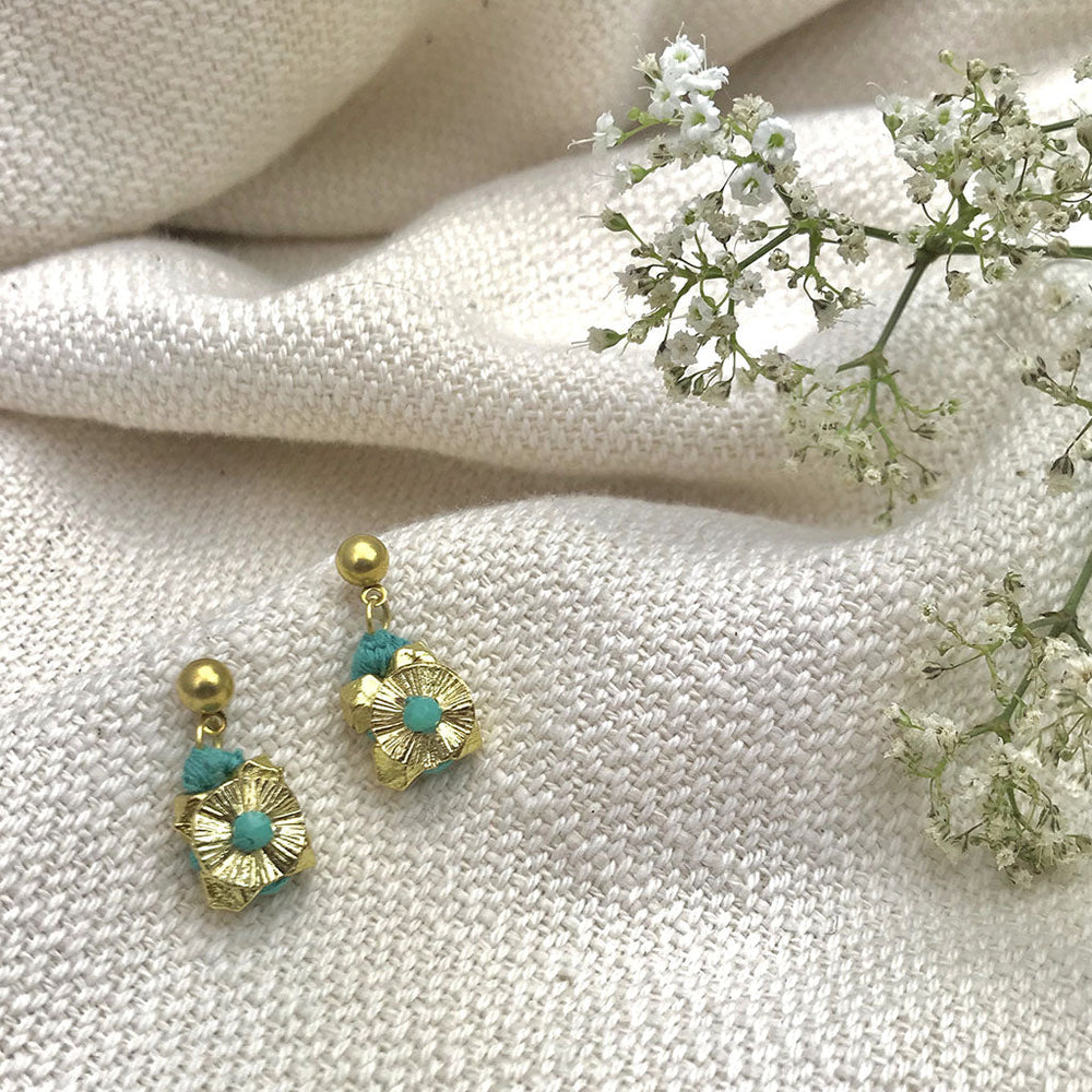 
                  
                    Keya Flower Earrings by SLATE + SALT
                  
                