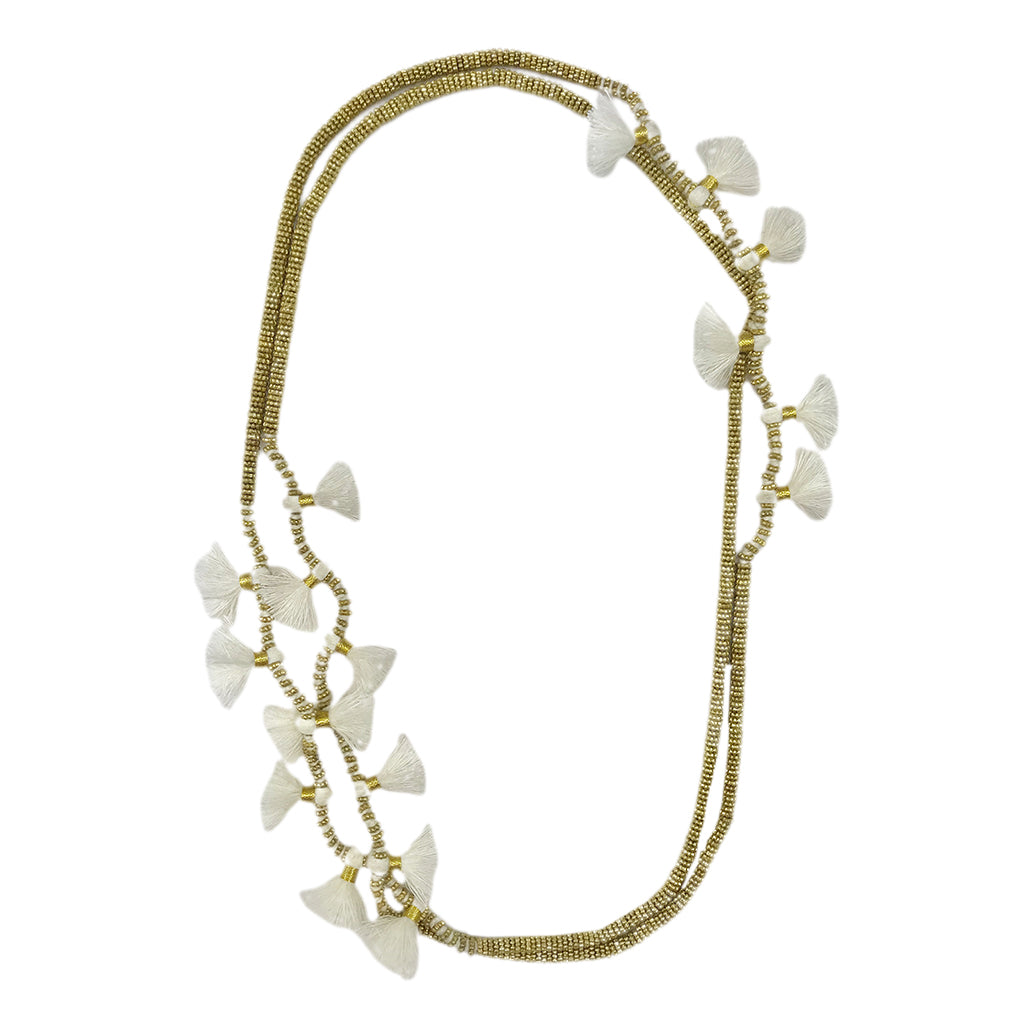 
                  
                    Krisha Tassel Necklace by SLATE + SALT
                  
                