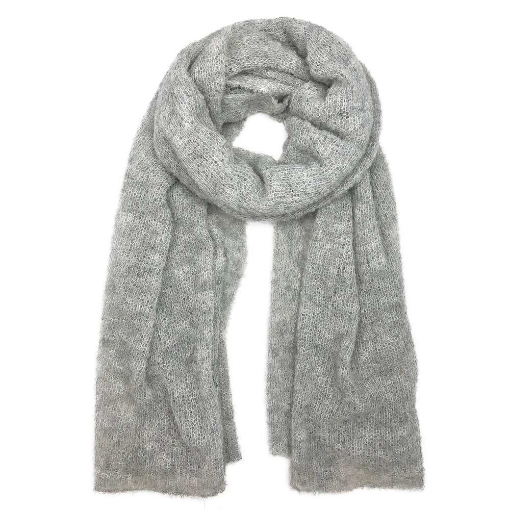 
                  
                    Gray Ultra Plush Alpaca Scarf by SLATE + SALT
                  
                