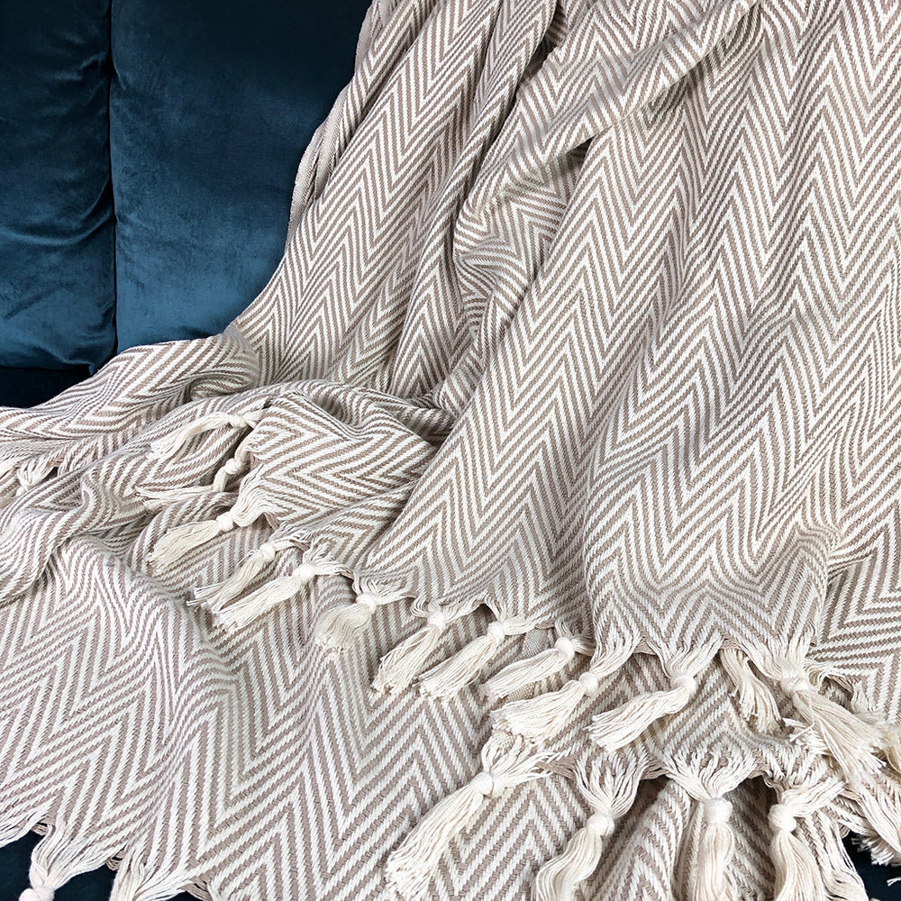 
                  
                    Chunky Chevron Turkish Throw by SLATE + SALT
                  
                