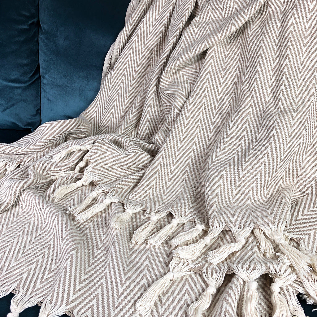 
                  
                    Chunky Chevron Turkish Throw by SLATE + SALT
                  
                