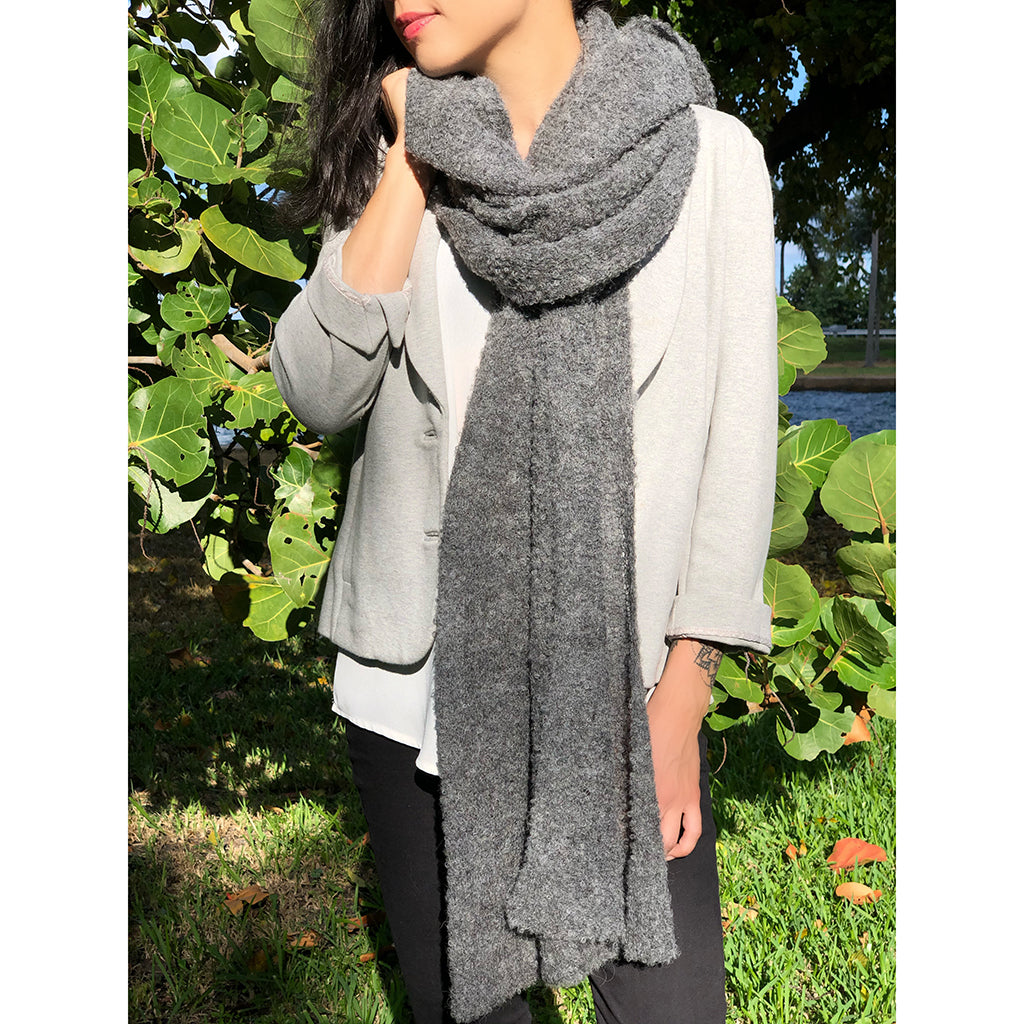 
                  
                    Charcoal Ultra Plush Alpaca Scarf by SLATE + SALT
                  
                