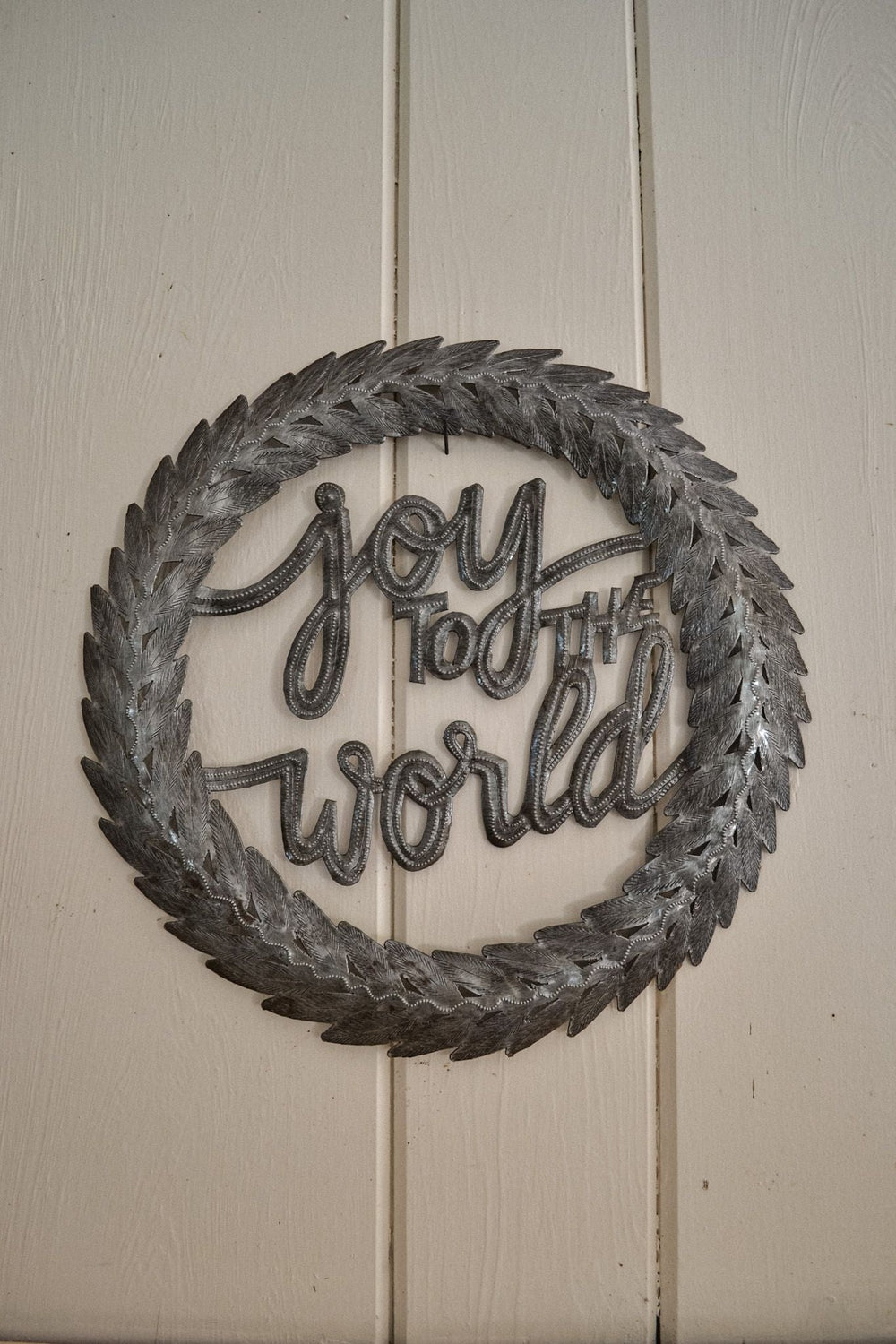 Metal Holiday Wreath by 2nd Story Goods