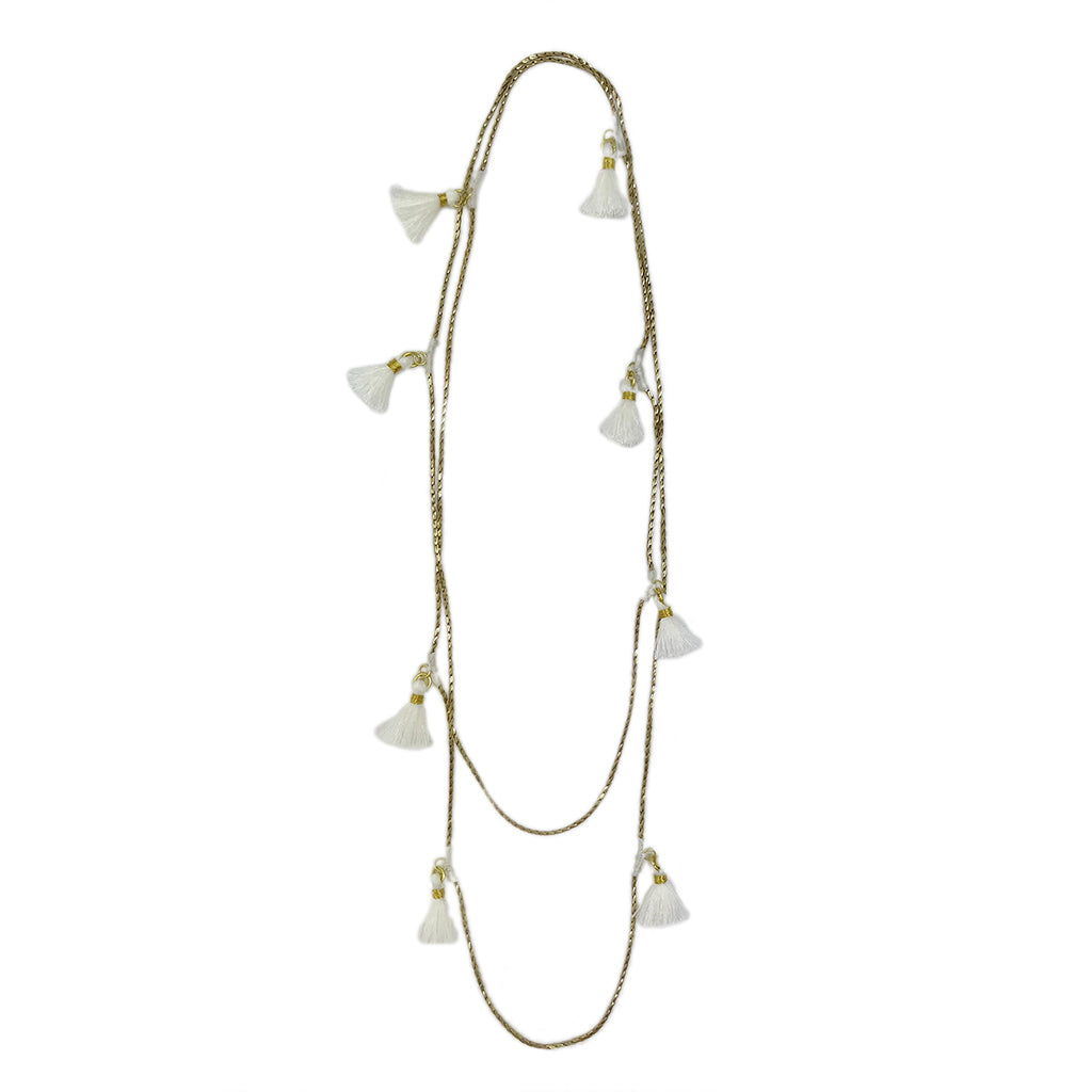 
                  
                    Ananya Tassel Necklace by SLATE + SALT
                  
                