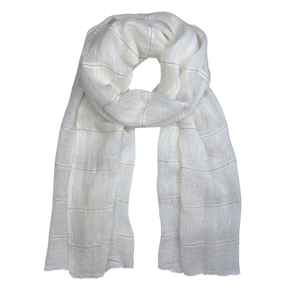 
                  
                    Gauze Stripe Linen Wrap by SLATE + SALT
                  
                