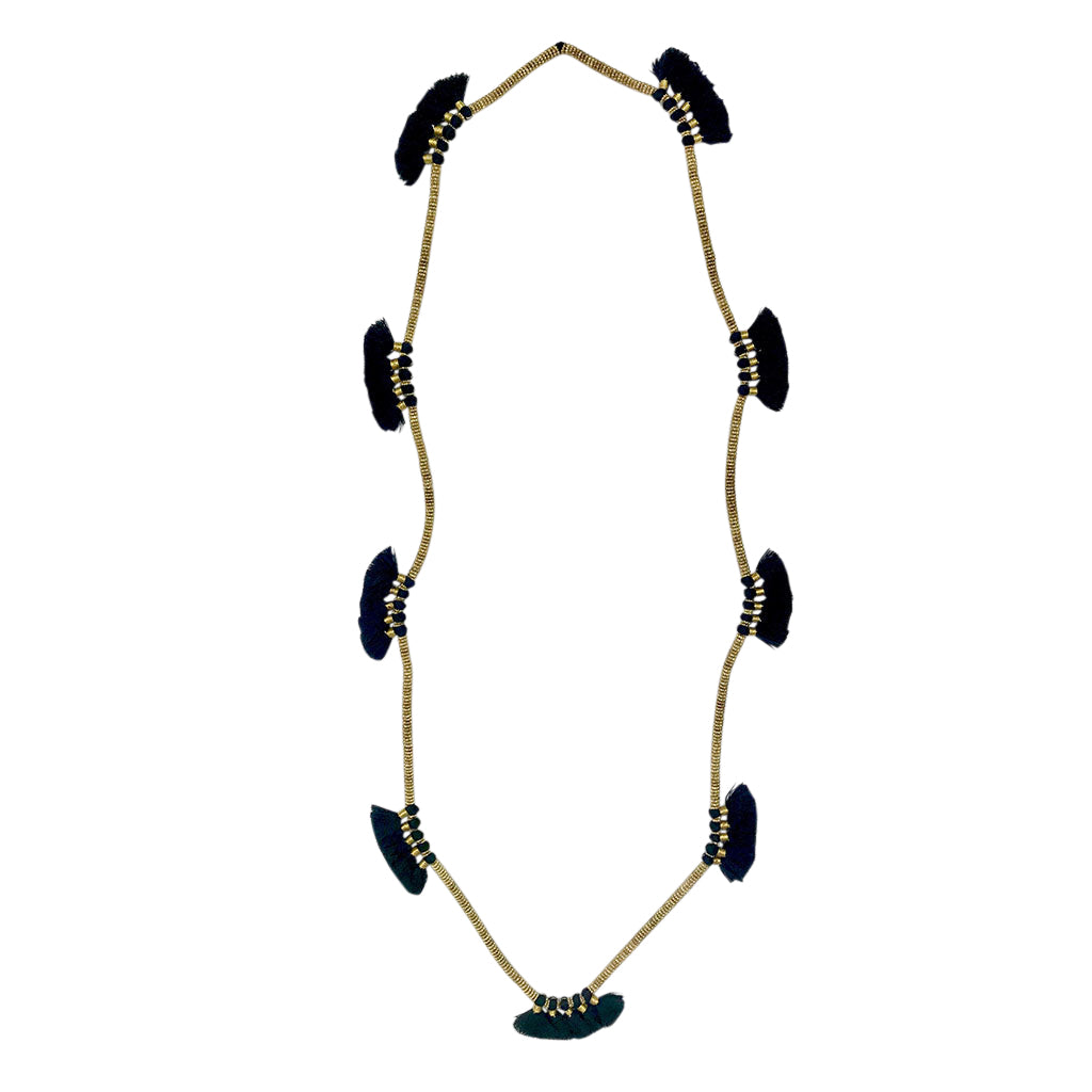 
                  
                    Hamsi Tassel Necklace by SLATE + SALT
                  
                