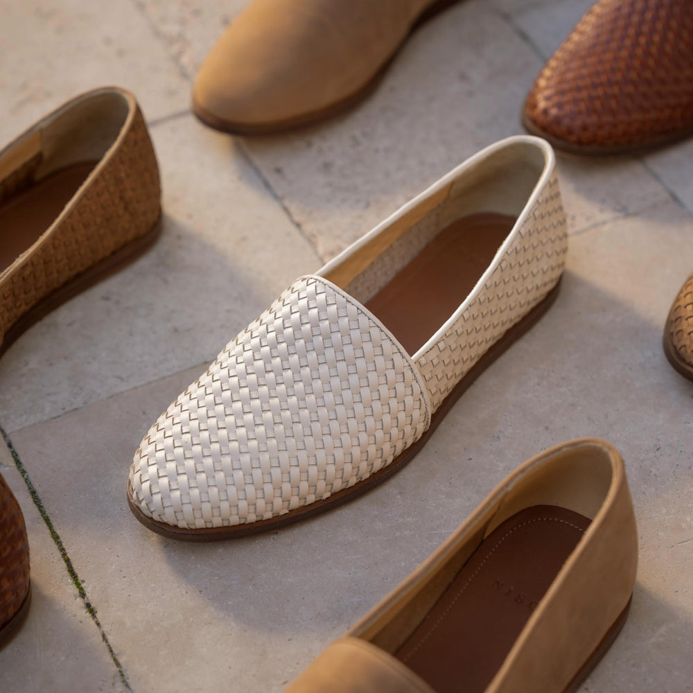 
                  
                    Alejandro Woven Slip On Woven Bone
                  
                