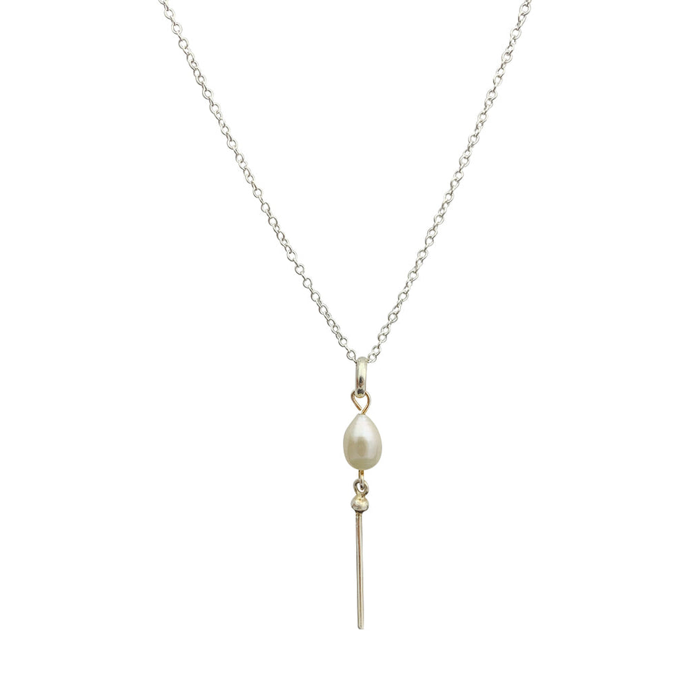 Freshwater Pearl Bar Necklace by SLATE + SALT