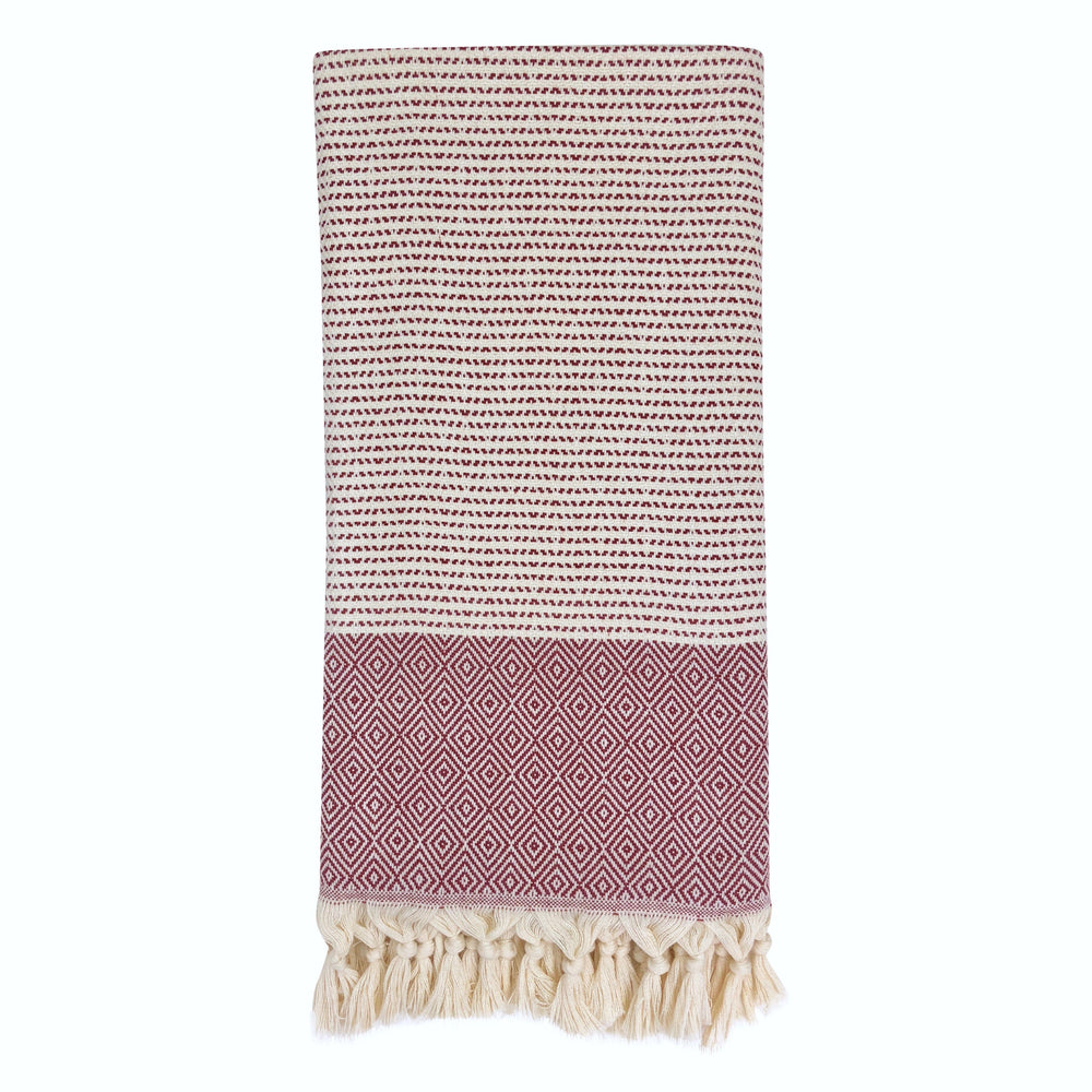 Diamond Stripe Turkish Towel by SLATE + SALT