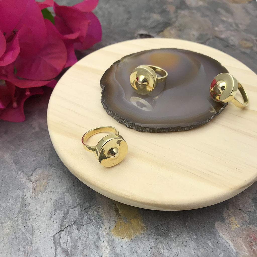 
                  
                    Cambodian Gong Ring by SLATE + SALT
                  
                