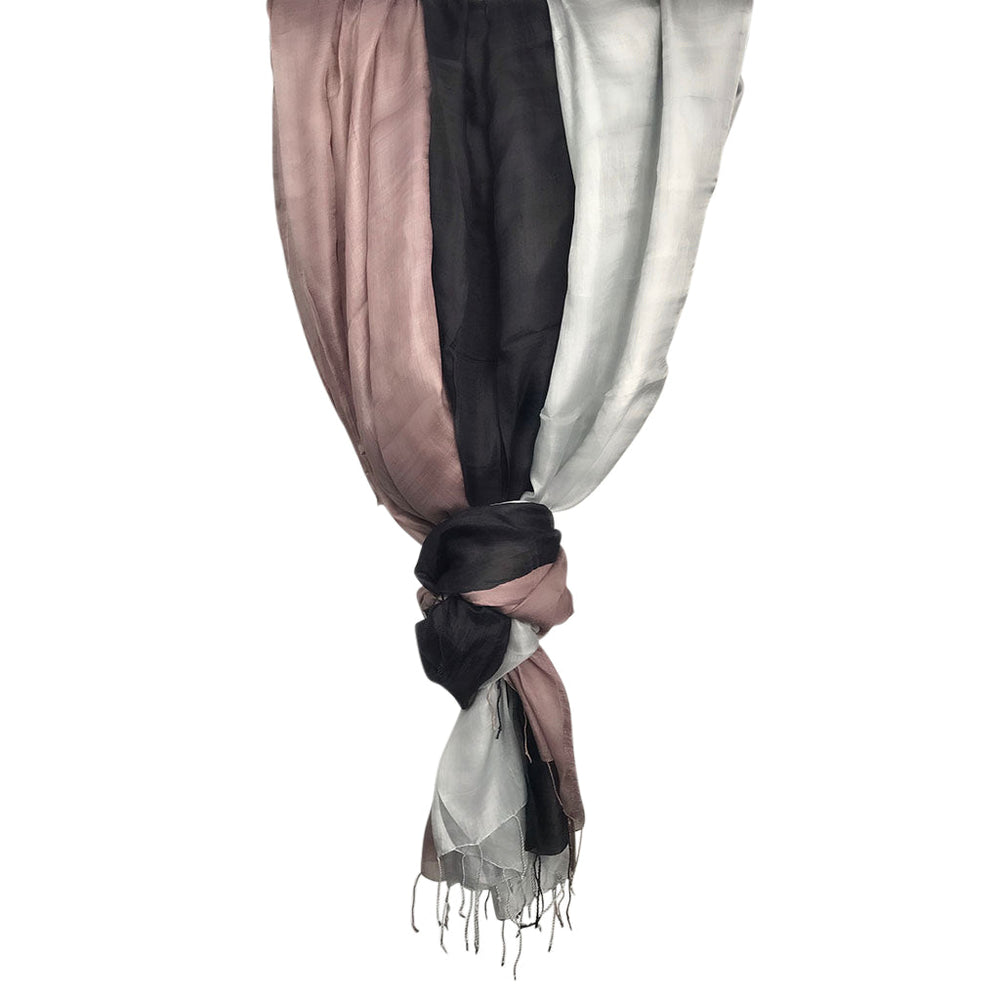 
                  
                    Black Khmer Silk Scarf by SLATE + SALT
                  
                