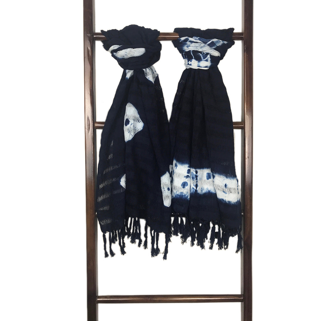 
                  
                    Indigo Eye Stripe Scarf by SLATE + SALT
                  
                