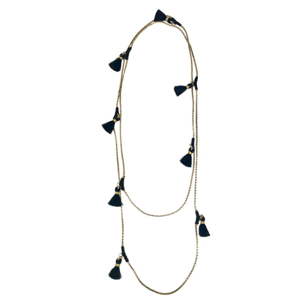 Ananya Tassel Necklace by SLATE + SALT