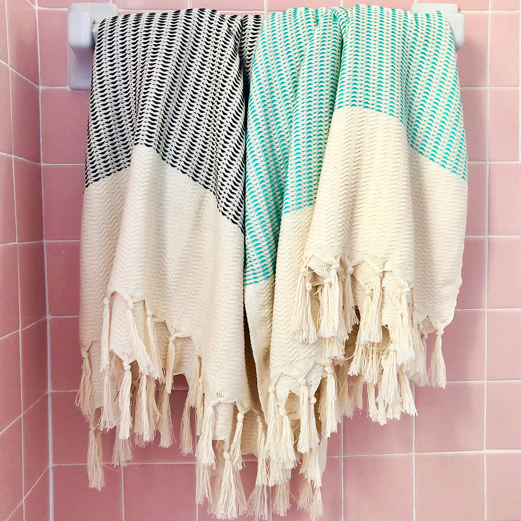 
                  
                    Plush Wavy Turkish Towel by SLATE + SALT
                  
                