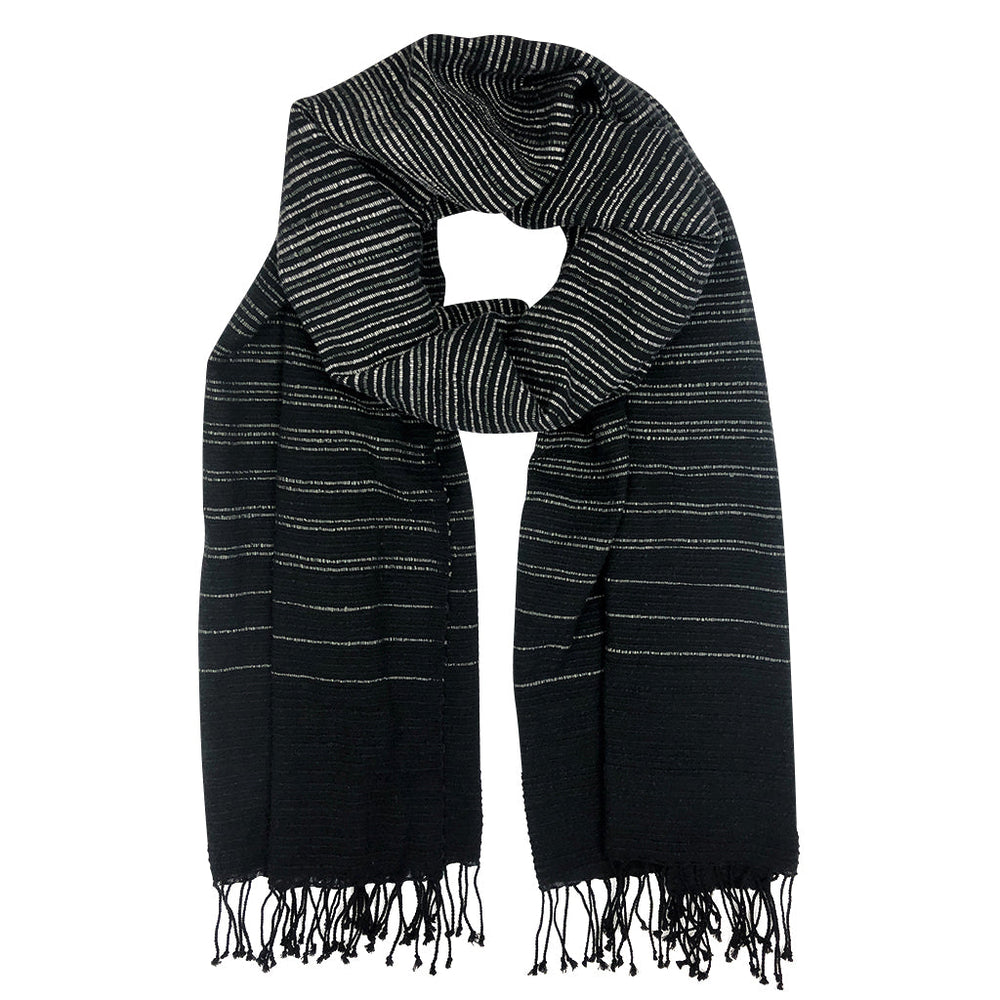 Ethiopia Handloom Wrap Scarf by SLATE + SALT