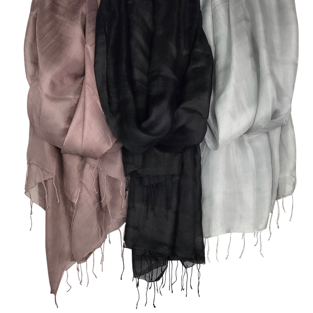 
                  
                    Black Khmer Silk Scarf by SLATE + SALT
                  
                