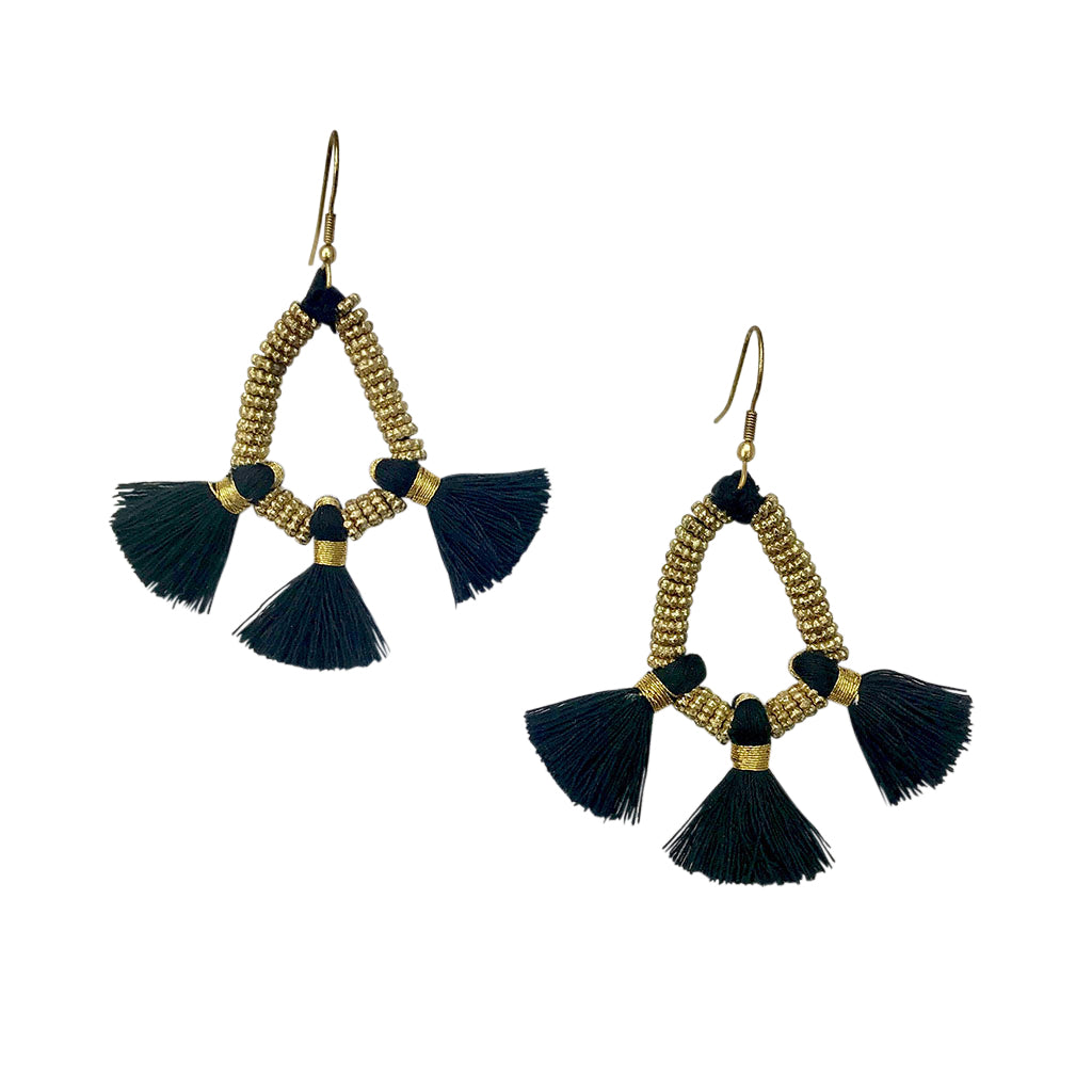 
                  
                    Nira Fringe Earrings by SLATE + SALT
                  
                