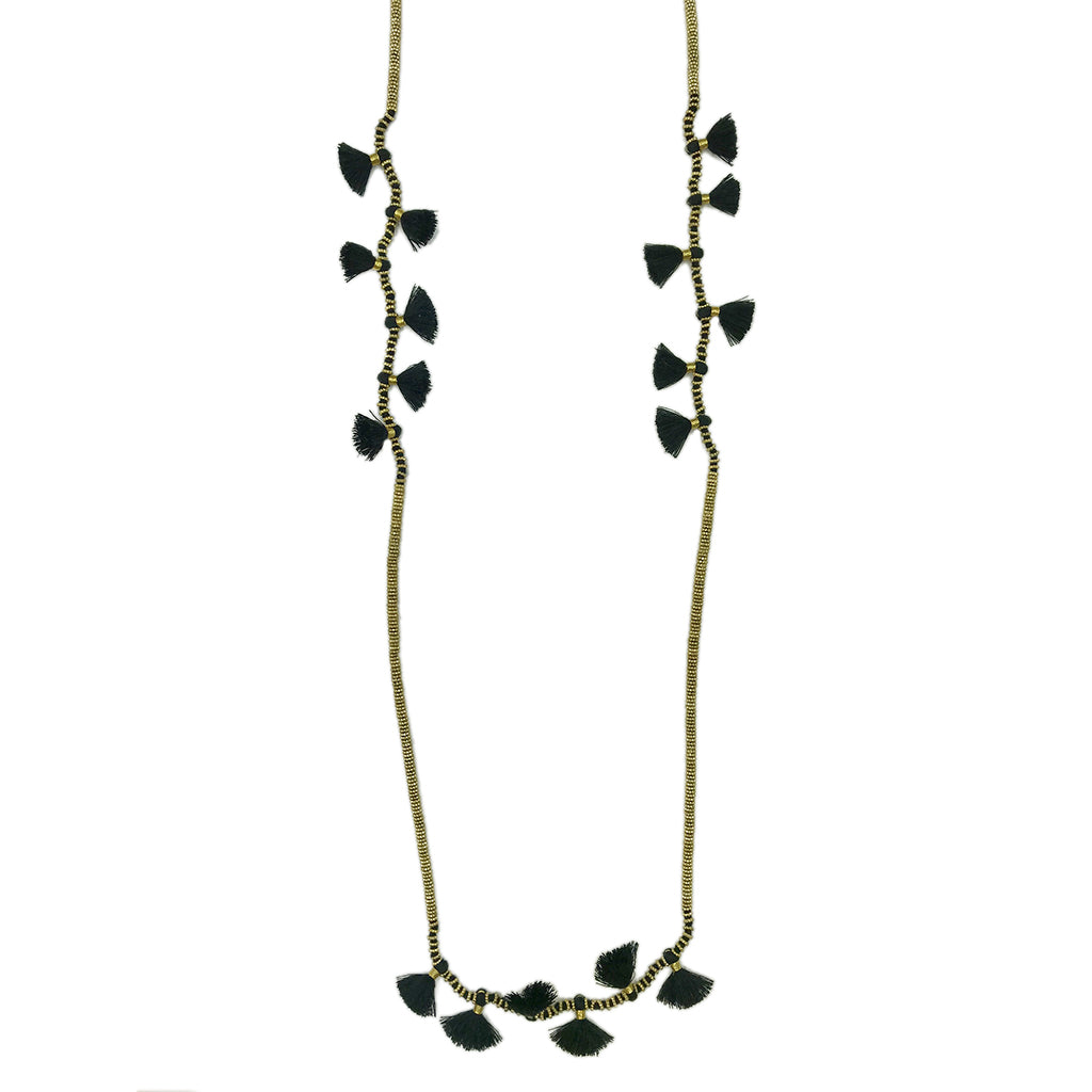 
                  
                    Krisha Tassel Necklace by SLATE + SALT
                  
                