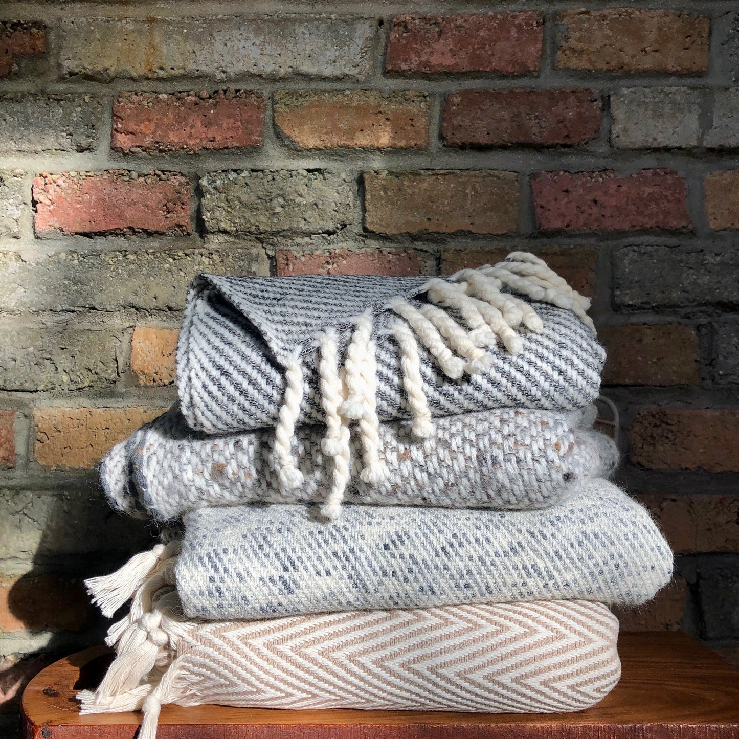 
                  
                    Chunky Chevron Turkish Throw by SLATE + SALT
                  
                